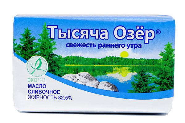 МАСЛО "Тысяча озер" 82,5% 180гр.Невские сыры