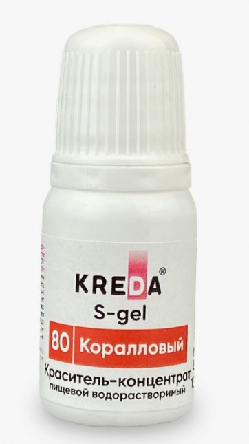 S-gel 80 коралловый, конц., 10 мл, Kreda